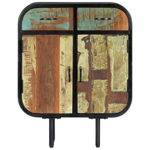 Buffet en bois de récupération massif 23.6 \ "x 11.8 \" x 29.5 \ "-Élégant buffet en bois de récupération massif 29.5 \" x 29.5 \" - Product Image 2