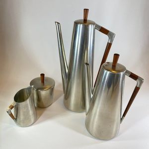 Serve ware luxury hostess <b>gift</b> premium <b>tea</b> ceremony <b>set</b> stylish metallic decor refined kitchen accessories elegant - Product Image 5