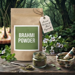 Poudre de Brahmi Pure en Gros pour Soins Capillaires – Poudre de Brahmi Ayurvédique à Base de Plantes pour des Cheveux Forts, Épais et Sains Naturellement - Product Image 4