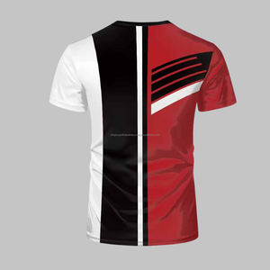 เสื้อยืดแขนสั้นพิมพ์ลายผ้าไหมผ้าฝ้าย100% พิมพ์สกรีนพิมพ์ลายถักไซส์ใหญ่พิเศษระเหิดได้ตามต้องการ - Product Image 5