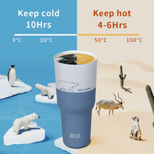 Gobelet isotherme à double paroi en acier inoxydable de 30 oz/900 ml avec revêtement en porcelaine, sac de transport pour thé Boba, isolation au froid de 8 à 10 heures - Product Image 4