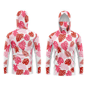 Custom UPF 50+ Design Long Sleeve Anti-Bacterial Quick Dry Fishing Shirts Sublimation Breathable Waterproof Windproof Plus Size - Product Image 1