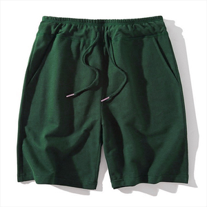 Pantalones Cortos Deportivos Holgados de Verano 100% Algodón en Colores Sólidos, Pantalones Cortos Casuales Modernos para Hombre en 8 Colores - Product Image 6
