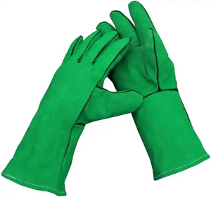Gants de sécurité en cuir de vachette de qualité supérieure, excellente résistance à l'abrasion et à la chaleur, protection supérieure des mains pour l'industrie - Product Image 3