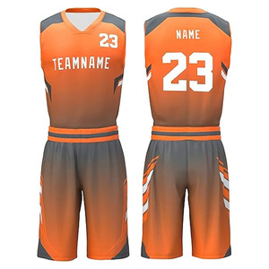 Uniformes d'équipe de basketball sur mesure de qualité supérieure - Maillot à design sublimé avec short assorti - Product Image 2