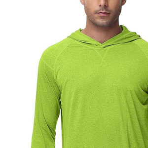 Hoodie de pêche respirant pour hommes avec logo personnalisé, nouvelle conception, manches longues, couleur unie, vente en gros - Product Image 6