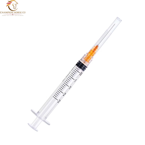 Jeringa Desechable Estéril de Alta Precisión para Uso Médico y Veterinario de 1 ml, 3 ml, 5 ml y 10 ml con Conexión Luer Lock y Aguja - Product Image 2