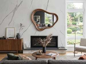 Espejo de Pared con Marco de Madera Rectangular, Diseño Contemporáneo - Product Image 3
