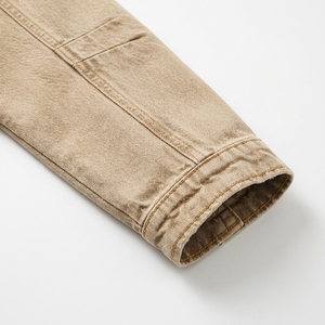 Veste en jean courte pour femme avec fermeture boutonnée, manches longues, design moderne et décontracté, vêtement d'extérieur polyvalent pour la mode quotidienne - Product Image 4