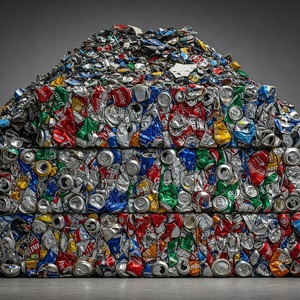 Stock de canettes de boissons usagées triées et conditionnées en déchets d'aluminium UBC, classées par qualité, pour un approvisionnement fiable en vrac pour le recyclage. - Product Image 6