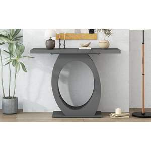 Mirod elegante e moderno consolle da tavolo a forma di uovo ha migliorato la stabilità durabilità Design elegante per l'arredamento della casa per il soggiorno - Product Image 4