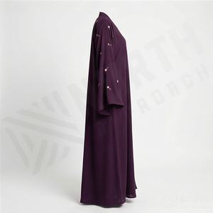 Abayas personnalisées pour femmes et filles, robe musulmane du Ramadan, hijab, abaya à manches évasées, vêtements islamiques, abayas pour femmes, nouveautés - Product Image 3