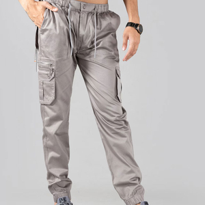 Pantalones Cargo para Hombre con Estilo en Oferta, Diseño Casual de Frente Plano con Cierre de Cordón, Personalizables para Compras en Línea - Product Image 3