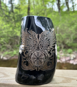 Haute qualité Viking boire corne tasse nouveau Design pour Bar fête accessoires bière exportation poli Technique - Product Image 3