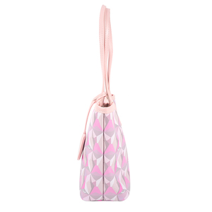 Sac à main rose à imprimé floral de grande capacité pour femmes, sac à bandoulière léger de haute qualité pour l'été - Product Image 4