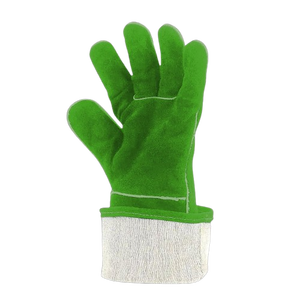 ถุงมือเชื่อมหนังวัวแท้คุณภาพสูง ทนทาน สำหรับงานหนัก ป้องกันมือเพื่อความปลอดภัยในอุตสาหกรรม เหมาะสำหรับคนงานก่อสร้าง - Product Image 5