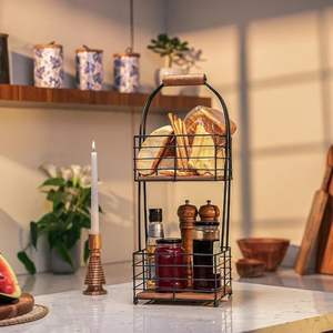 Cesta de madera hecha a mano para decoración del hogar, cesta de madera rústica para guardar leña, cesta de madera para frutas para la encimera de la cocina. - Product Image 2