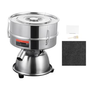 Setaccio Vibrante in Acciaio Inox 12+80 Mesh 45W, Macchina Automatica Elettrica per Setacciare Polveri - Product Image 1