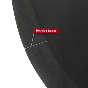 Tappetino da Salone Anti-Invecchiamento Nero 3x 4.5x 1/2 Pollici, Arredo per Saloni di Bellezza con Bordo Rotondo Esterno ed Interno - Product Image 4