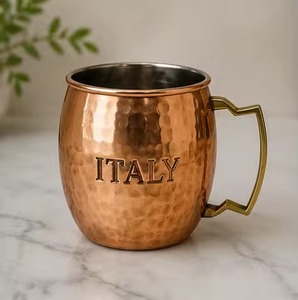 Designer Copper Mug Artistic <b>Print</b> Drinkware Mug for Tea Coffee Milk Serving and Gifting Use - Product Image 2