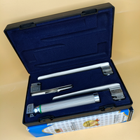 Laryngoscope Fiber Optic Miller Blade 1-2-3 Set Child Handle Premium Quality Reusable Blades Stainless Steel CE ENT Instruments