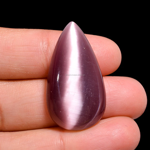 Briolette Smooth Pink Natural Loose Cabochon Gemstones Jewelry Making Third Party Certified Customizable Size Direct FAIJAN GEMS - Product Image 2