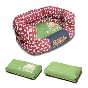 Premium <b>Rabbit</b> Spotted Lazy Bones Dog <b>Bed</b> Easy-Wash Couch for Pets - Product Image 2