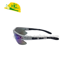 HC906 <b>Frameless</b> Safety Glasses UV400 Polycarbonate Lenses Lightweight Comfortable Protective Eyewear for Construction Safety - Product Image 3