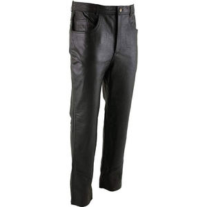 Pantalones de Hombre Más Vendidos 2026, Cuero Genuino de Vaca, Corte Recto, Cintura Media, Casuales, Impermeables, Estilo Urbano, Hechos en Fábrica - Product Image 3