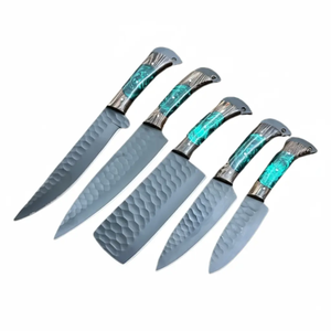 Kitchen <b>Knife</b> <b>Set</b> Stainless Steel Professional Chef <b>Knife</b> <b>Set</b> with <b>Sharp</b> Blade and Sheet Handle - Product Image 1