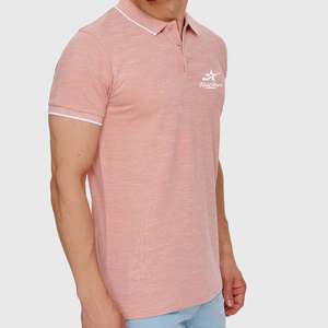 Camisa de Golf de Alta Calidad Hecha en Pakistán, de Lona de Poliéster/Algodón, con Botones al Frente, Servicio OEM, Transpirable, de Manga Corta para Hombre, Color Sólido - Product Image 4