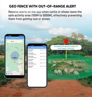 Traceur GPS pour animaux de ferme, bovins, ovins, surveillance de la localisation en temps réel