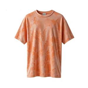 เสื้อยืดผู้ชายสไตล์วินเทจฟอกสีแบบแอซิดวอช เสื้อผ้าสตรีทแวร์ - Product Image 3