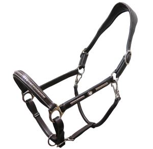 Halter anatomique en cuir de bride indienne de haute qualité avec rembourrage souple Style de selle occidentale en laiton massif - Product Image 1