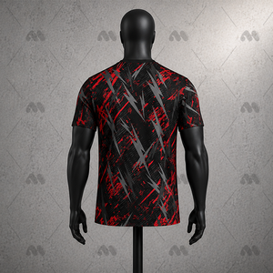 เสื้อยืดกีฬาแบบซับลิเมชั่นสั่งทำขายส่ง 100% โพลีเอสเตอร์ แห้งเร็ว เสื้อสำหรับออกกำลังกายและวิ่ง ผู้ผลิตเสื้อผ้ากีฬาแบบ OEM - Product Image 4