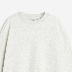 Casual Wear 100% Cotton Fleece Oversized Women's <b>Sweatshirt</b> Crew Neck <b>Long</b> Sleeves Eco-Friendly Breathable Women's <b>Sweatshirt</b> - Product Image 6