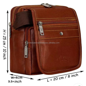 Sac à bandoulière waterproof pour hommes, sacoche de poitrine, à épaule, imperméable, de qualité supérieure, avec double couture, durable, fait à la main - Product Image 6