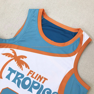Wholesale Custom Printed Polyester/Cotton Mesh Men's Basketball Jerseys Athletic Sports Shirts Quick Dry Performance Team - Product Image 4