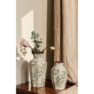 High Standard Quality 8-16 Inches Exquisite Durable <b>Ceramic</b> <b>Vase</b> With Floral Pattern Tabletop Decor Shabby Chic Style - Product Image 2
