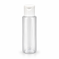 Bouteille transparente en PET de 50 ml pour la maison |   Conteneur en plastique vide avec couvercle à rabat pour produits de nettoyage, soins personnels, stockage