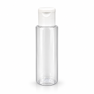 Transparent 50ml PET Household <b>Bottle</b> | <b>Empty</b> <b>Plastic</b> Container with Flip Top Cap for Cleaning Supplies Personal Care Storage - Product Image 1