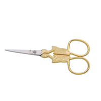 Ciseaux à cuticules en acier inoxydable, lame courbée, trou carré, instrument de beauté professionnel pour le nail art