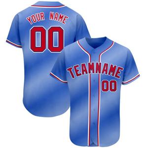 2025 Custom Sportswear Streetwear Training Wear Plain Baseball Softball Jerseys Sublimated Printing Soft <b>Polyester</b> <b>Shirts</b> - Product Image 6