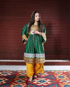 Handmade Embroidered Ethnic Boho Maxi <b>Dress</b> for Women Premium Cotton Custom Size Wholesale Afghani Casual <b>Dresses</b> - Product Image 5