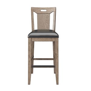 Wallace & Bay Benti Brown Slat Back Bar sgabelli Set di 2 - Product Image 2