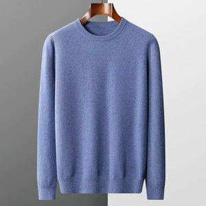 Pull pour homme, confortable, tricot doux, col rond, vêtements décontractés d'hiver, usine de vêtements OEM Bangladesh - Product Image 6