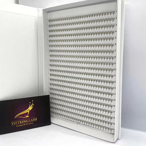 Éventails de cils préfabriqués 6D professionnels faits à la main, volume naturel, base longue et pointue, plateau XL, poils synthétiques - Product Image 1