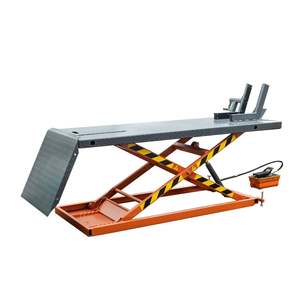 Elevador de tijeras portátil de 1500-Lb para motocicletas/ATVs Plataforma de trabajo de 48 \ "con extensiones laterales Empuñadura de tornillo de Banco frontal Modelo de TMG-1500PML - Product Image 3