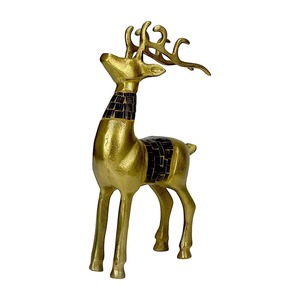 Statue de cerf en laiton la plus vendue, figurine décorative d'animal pour la maison, le bureau et les espaces de vie, disponible au meilleur prix - Product Image 5