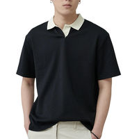 Chemise Homme Tricotée Ample à Manches Courtes de Haute Qualité pour l'Été, Col Revers, Style Smart Casual, en Spandex/Coton et 100% Polyester, 220 GSM